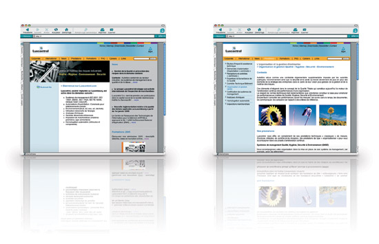Luxcontrol website design