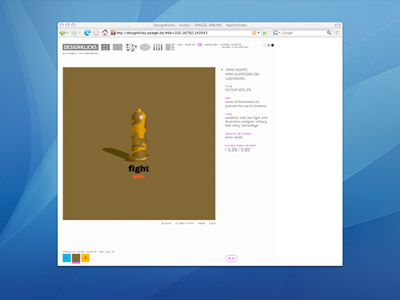 Screenshot of the DesignKlicks website