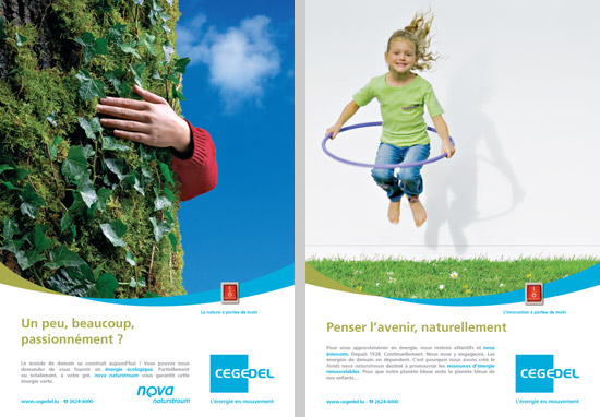 Cegedel print campaign