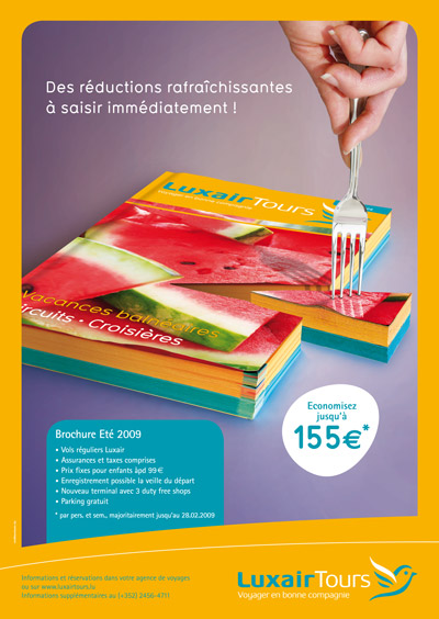 LuxairTours First Minute campaign