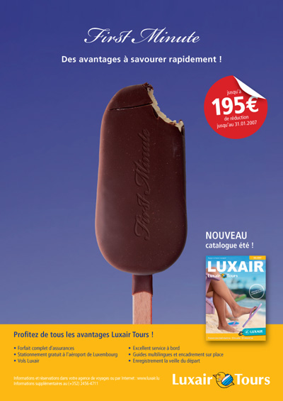 Presented LuxairTours campaign