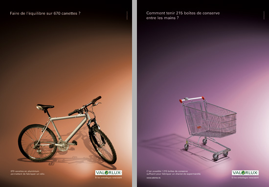 Valorlux print campaign 2005
