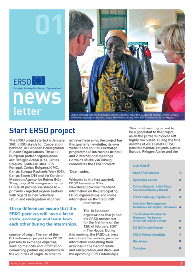 ERSO newsletter