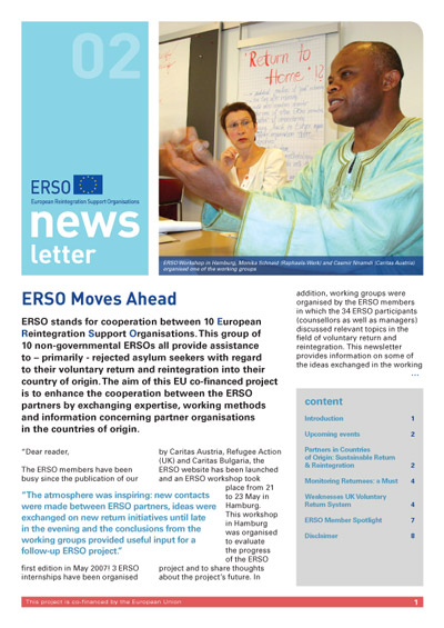 ERSO newsletter