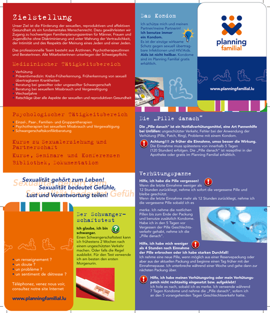 Planning z-card