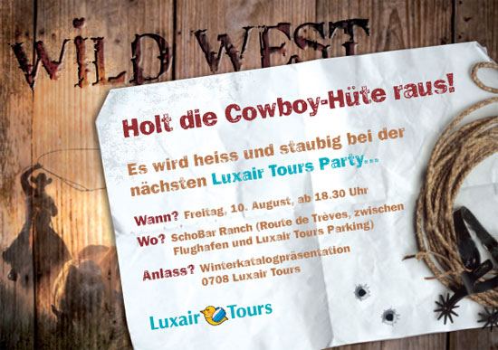 Invitation to a western evening