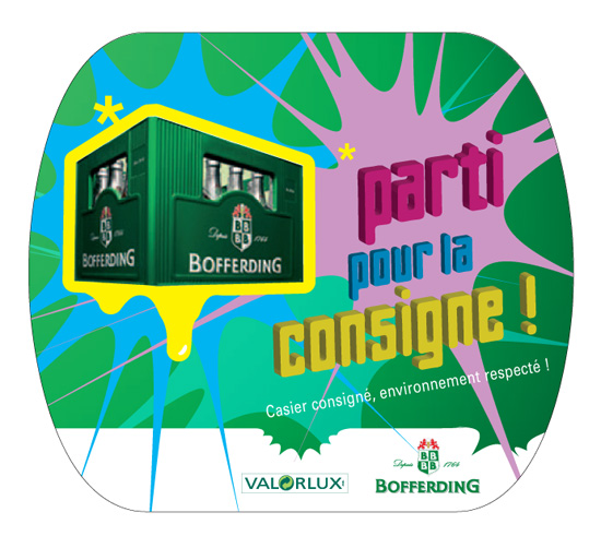Unreleased Valorlux and Bofferding beer mat