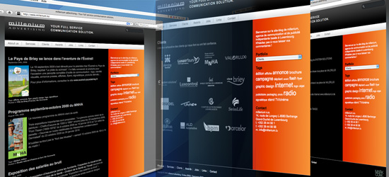 millenium wordpress theme design and coding