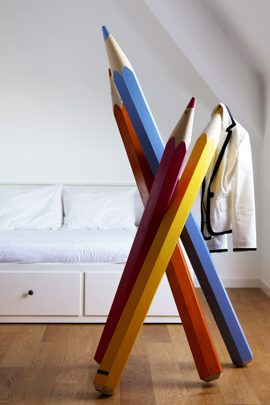 pencil coat hanger by valenteone