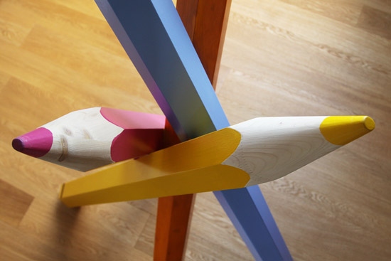 pencil coat hanger by valenteone