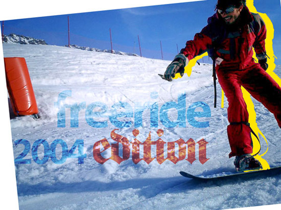 Snowboard freeride